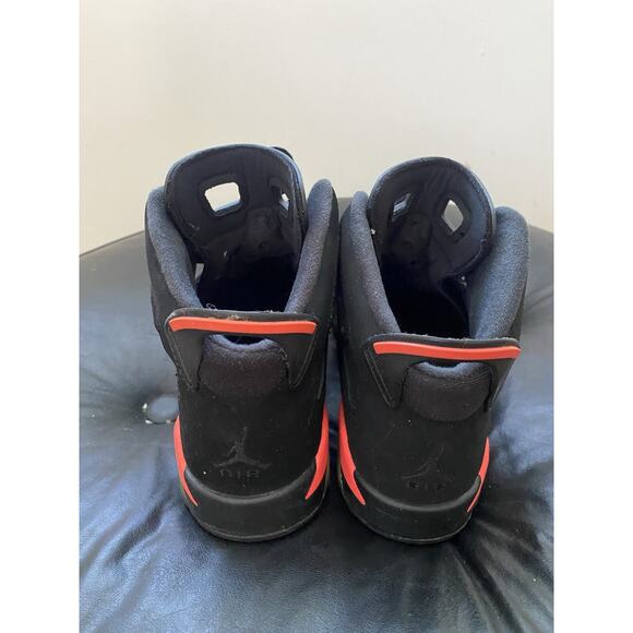 Nike Jordan 6 Retro Infrared Black Red 2014 GS (384665-023) Youth Size 6Y main image 7